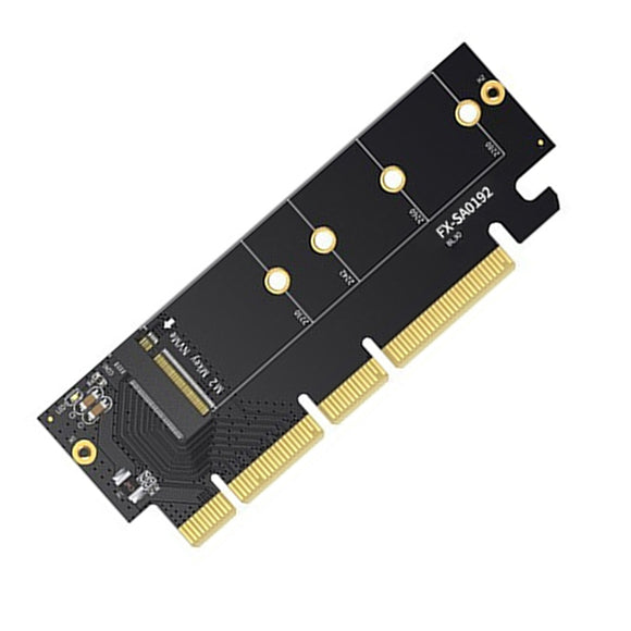 PCI-E to NVMe M.2 SSD Expansion Card - M.2 to PCI-E 3.0 / 4.0 Adapter 64G/bps with Heat Sink for Desktop PCI Express Slot x4/x8/x16