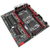 X99 Workstation Motherboard for Crypto Node CHIA GPU Plotting FIL sealing build – HUANANZHI X99-T8D / Dual CPU (Support Intel Xeon E5-26XX v3 Series)/ 8 DDR3 REG ECC RAM slot (maximum support 256G) / M.2 NGFF NVMe SSD Slot Workstation Mainboard