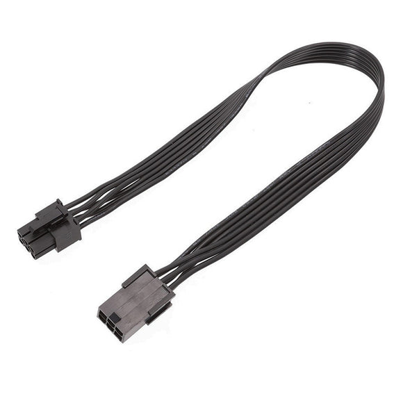 6 Pin PCIe M/F Extension Cable - PCIe to PCIe Power Extension, Male to Female, 30cm/11.8 inches