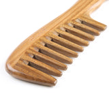 Breezelike Natural Sandalwood Hair Comb - No Static Handmade Wide Tooth Wooden Comb for Detangling