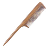 Breezelike Sandalwood Fine Tooth Hair Comb - No static Natural Aroma Wooden Tail Comb