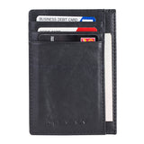 Slim Minimalist Front Pocket RFID Blocking Leather Wallets for Men (simple packaging)