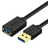 USB 3.0 Extension Cable, A-Male to A-Female Adapter Cord- 6.5 Feet (2.0 Meters)