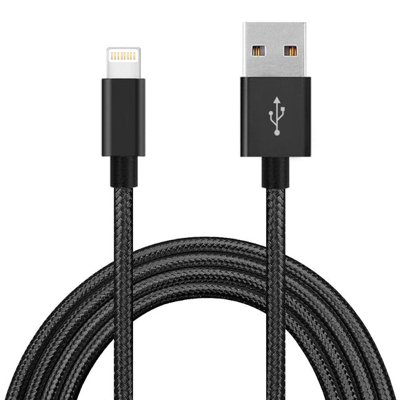 Iphone Charger Cable, 6ft Premium Nylon Lightning Cable