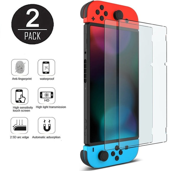 Nintendo Switch HD Tempered Glass Screen Protector 2 Packs